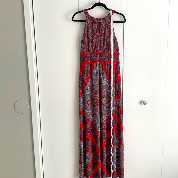London Times - Halter Maxi Dress - Picture 10 of 11